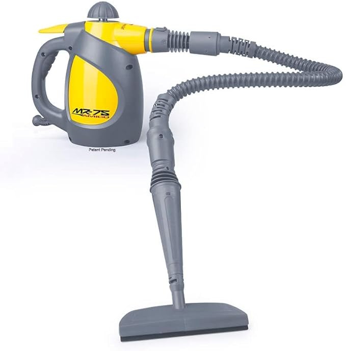 Vapamore MR-75 Amico Handheld Steam Cleaner, Professional-Grade, Italian-Designed Chemical-Free Portable Steam Cleaner for Pet Accidents, Floors, Tile, Grout, Auto, Jewelry & More