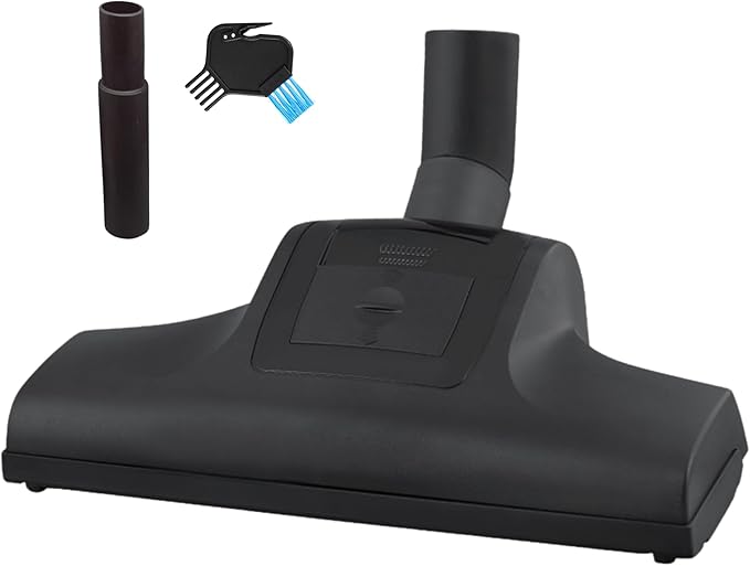 Wessel-Werk TK 286 Turbo Brush Head Attachment — Universal Air-Turbine Carpet Nozzle with Adjustable Suction Control & 1.25–1.5 in. Adapter — Fits Central & Canister Vacuums(TK 286 Turbo Brush Head)