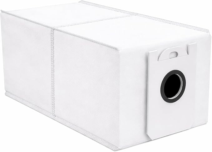 10 Pack 4.6 Liter Disposable Dust Bag Compatible with bObsweep Dustin & Orb-i Self-Emptying Robot Vacuum Replacement Parts Accessories, 10 Vacuum Bags