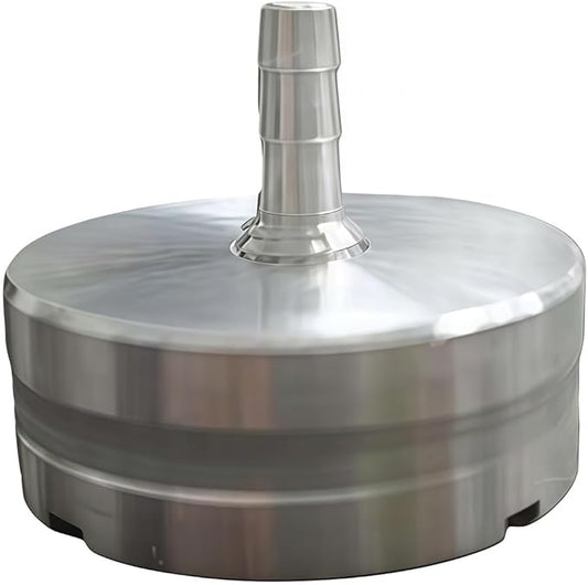 Vacuum Suction Nozzle, Laminated Curved Steel with Glass, Aluminum Exhaust Accessory, Small Head Design for Efficient Use
