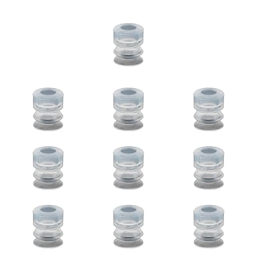 (10PCS)0.59 inch Vacuum Suction Cup 15mm DP15,Sucker pad,Nozzle,Pneumatic,for Manipulator Gripper,Industrial,Nipple,Small,Double and Single sp dp mini