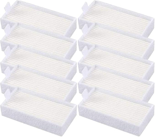 10pcs HEPA Filters Replacement for ILIFE V3s V3s pro V5 V5s V5s Pro V5s Pro 2 V5s Plus Noisz S5 Robotic Vacuum Cleaner ILIFE V3s pro Filters ILIFE Robot Vacuum Filter