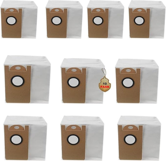 10 Pack Disposable Dust Bag Only Replacement for Laresar L6 Por Robot Vacuum Bags
