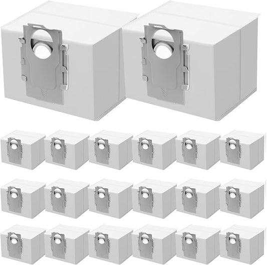 20 Pack Q5 Q7 Dust Bag for Roborock Q7 M5+, Q10 S5+, Q10 X5+, Q5 Max+, S8+, S8 Pro Ultra, Q7 Max+/Max, Q8 Max+, S7 Pro Ultra, Q5+, S7 MaxV Ultra Robot Vacuum, 3.5L Large Capacity Disposable Bag