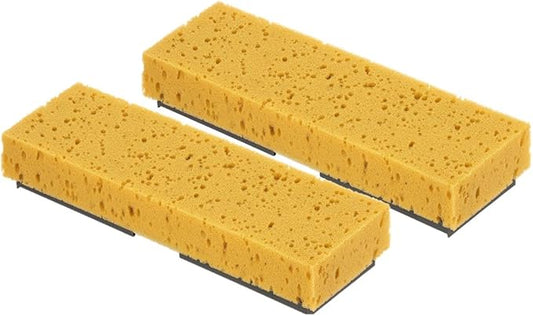 Sponge Mop Refill for Superio Butterfly Mop Only Overall: 9"x3" Screws: 6.5" Apart, 2 Pack