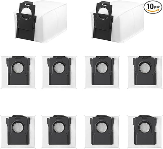 Replacement Dust Bags Compatible With Dreame D20 Plus / D20 Pro Plus/mova e40 ultra Robot Vacuum Cleaner, 10Pack Spare Parts Accessories