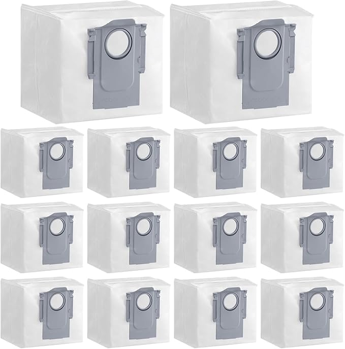 Replacement Vacuum Bags-2.7L Large Disposable Dust Bag Compatible with Roborock Q7 M5+,Q10 S5+,Q10 X5+,Q5 Max+,S8+,S8 Pro Ultra,Q7 Max,Q8 Max+,S7 Pro Ultra,Q5+ Robot Vacuum Cleaner,Q7 Max Dust Bags