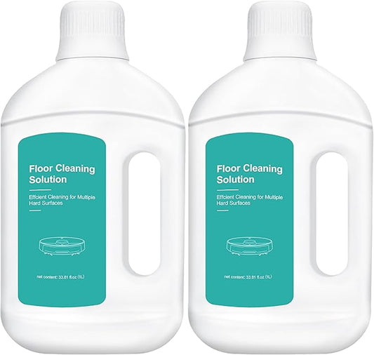 Floor Cleaning Solution Compatible with Dreame Cleaning Solution, for All Robot Vacuums & Wireless Wet/Dry Mops, Multi-Surface Detergent Refill for Hardwood, Tile & Laminate – Residue & Streak Free