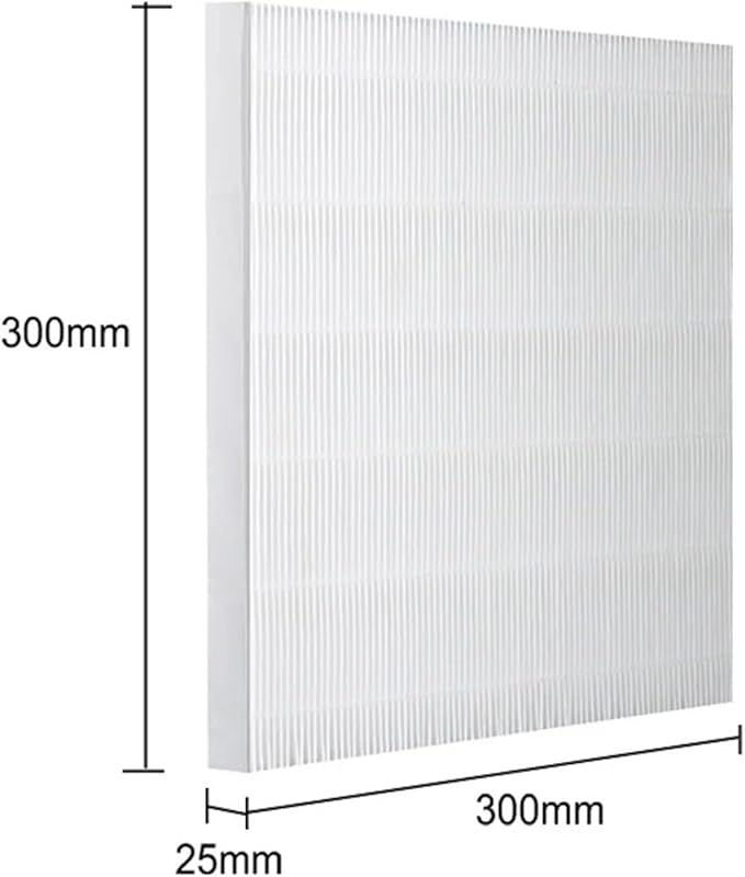 DIY White Hepa for Universal to PM2.5 and Haze to Cleaning Home Air Purifier 300 * 300 * 25mm Replacement
