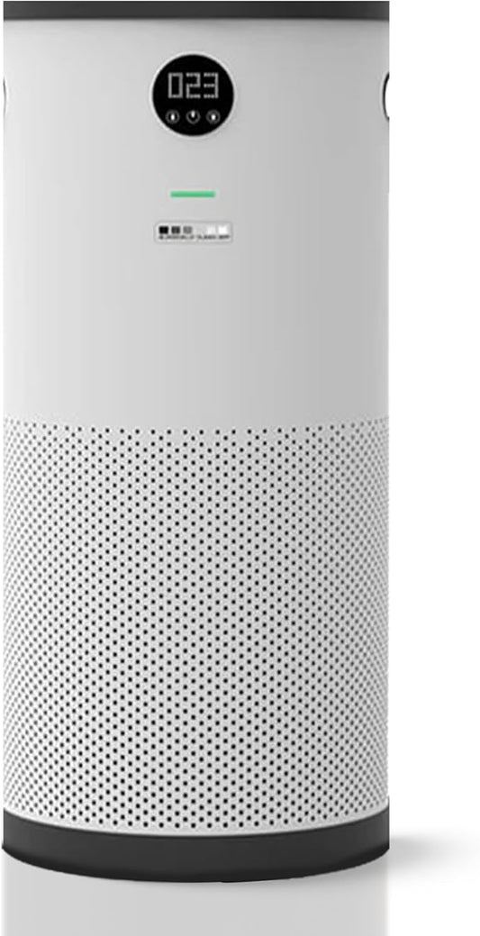 QuartzAir - White - H13 HEPA Air Purifier for Large Rooms - Up to 3000 sq ft - Heavy Duty Home Air Purifier, Filters 99.9% of Odors, Dust, and Smoke - Quiet Air Purifier at 40dB
