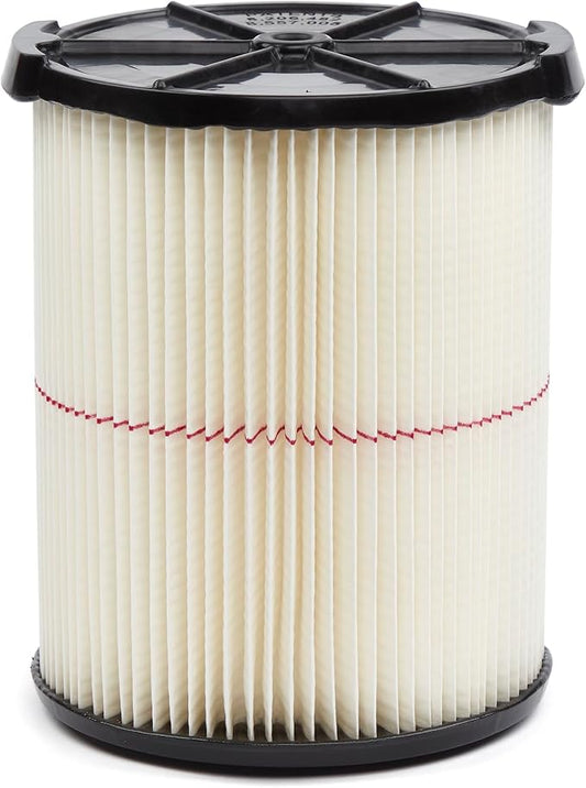 CRAFTSMAN CMXZVBE38754 Genuine General Purpose Wet Dry Vac Replacement Vacuum Filter for Most 5 to 20 Gallon CRAFTSMAN Shop Vacuums, Easy Installation and Traps General Debris