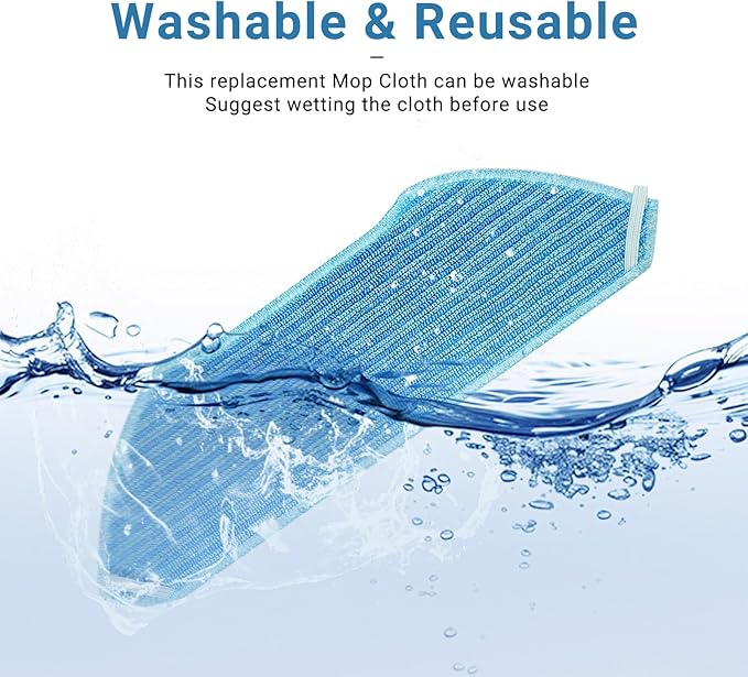 Replacement Mop Pads Compatible with Lefant M2 M2 Pro M2S M2S Pro M2 Plus M2L Plus U180 M1 Robot Vacuum 6 Mop Cloth