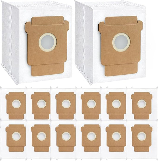 14-Pack Replacement Dust Bags for iRobot Roomba 105 Vac/ 104/105 Combo, Max 705 Vac/Plus 405 (G181) (G185)/ 505 Combo/Plus 504 Vac, Q0520 Essential Robot Vacuum Bags