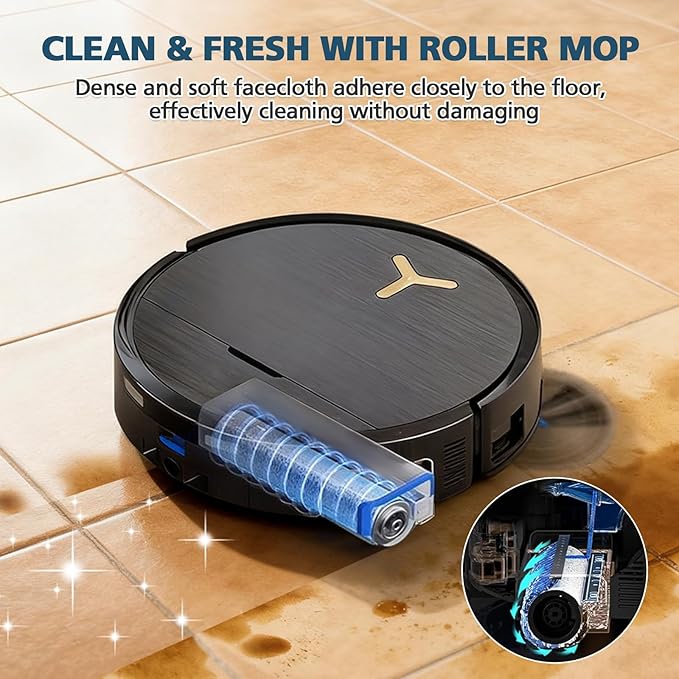 X9 PRO OMNI Accessories for ECOVACS DEEBOT X9 PRO OMNI / X9 PRO Robot Vacuum Replacement Parts Include 2*Main Roller Brushes, 4*Mopping Rollers, 6*Side Brushes, 4*HEPA Filters, 6*Dust Bags