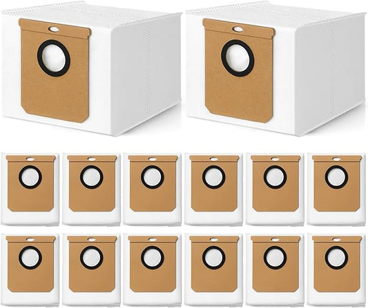 14 Pack L60 SES Replacement Vacuum Dust Bags Compatible with Eufy L60/L50 Series Robot Vacuum with Self Empty Station, 2.5L Replacement Bags for Eufy L60 Robot Vac-uum