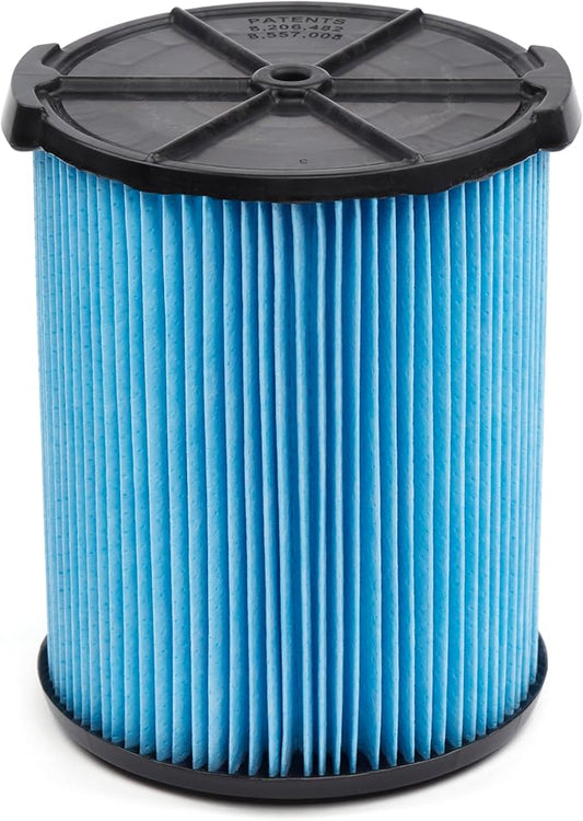 CRAFTSMAN CMXZVBE38751 Genuine Fine Dust Wet Dry Vac Replacement Vacuum Filter for Most 5 to 20 Gallon CRAFTSMAN Shop Vacuums, Easy Installation and Traps Fine Particles