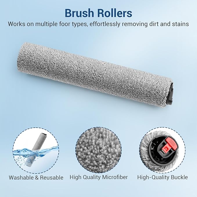 20 Pack Accessories Kit,Compatible with Eufy E25 Omni/E28 Omni Robot Vacuum,2 Main Brush 4 Hepa Filters 6 Side Brushes 1 Brush Mops 6 Vacuum Bags,E25 Omni Replacement Parts（New）