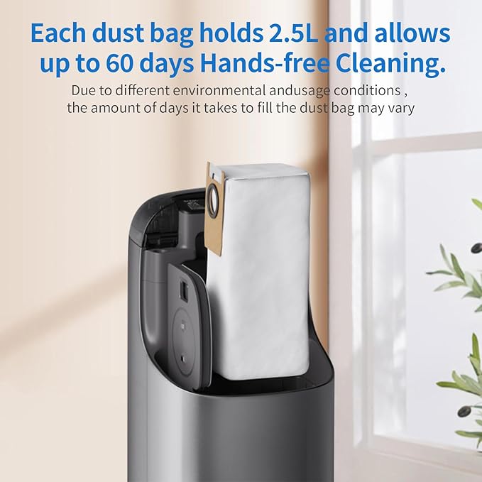 14-Pack Replacement Dust Bags Compatible with for Eufy Omni S2, S1, S1 Pro Omni Robot Vacuum Cleaner, Large Capacity Dirt Disposable Vacuum Bags