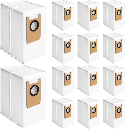 14-Pack Replacement Dust Bags Compatible with for Eufy Omni S2, S1, S1 Pro Omni Robot Vacuum Cleaner, Large Capacity Dirt Disposable Vacuum Bags