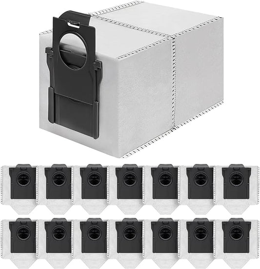 15 Pack Vacuum Bags Replacement for Dreame X50 Ultra/X40 Ultra/X30 Ultra/L50 Ultra/L40 Ultra/L10s Ultra Gen 2/L10s Pro Ultra Robot Vacuum Cleaner,3.2L Large Capacity Dust Bag Accessories