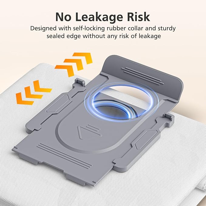 12 Pack Dust Bags for QV 35A/ Qrevo S5V/ Q10 S5+/ Saros 10R/ Qrevo S/Qrevo Master/Qrevo Edge S5A/ QV 35S/ S8Max Ultra/ S8MaxV Ultra/Qrevo Slim/Q Revo/ Q10 X5+ Robot Vacuum, 2.7L Large Capacity