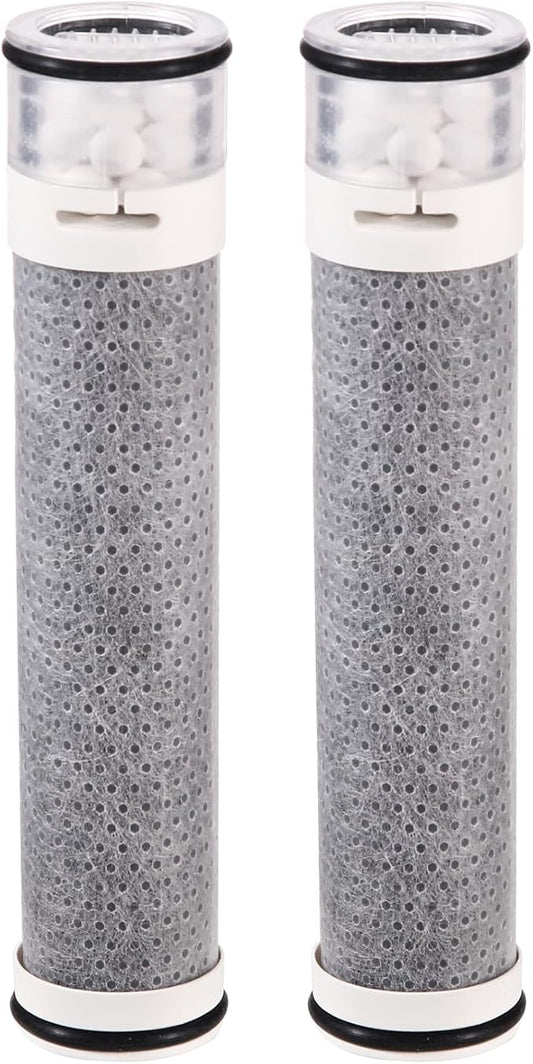 Activated Carbon Fiber Filter Replacements for Handheld Shower Head(2pcs) (2pcs Replacement Filters)