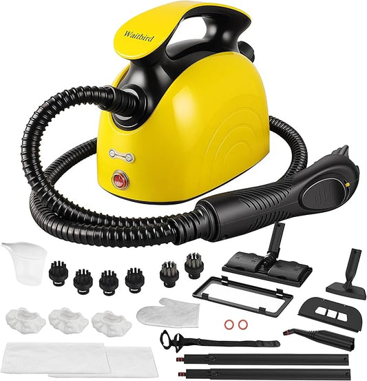 Steam cleaner,handheld steam cleaner with 21 accessories,248 ° F high temperature,suitable for cement slurry,flooring,sofas