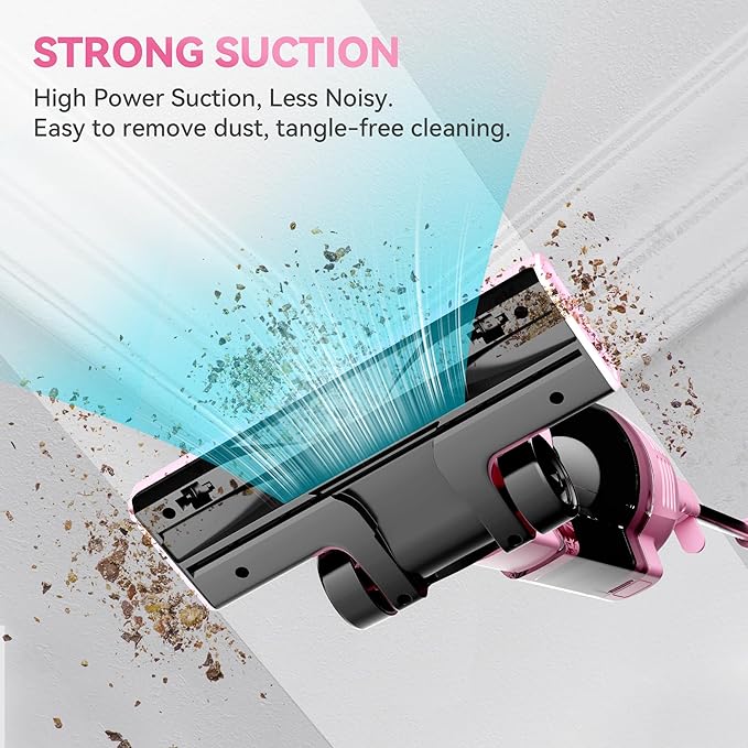 Vazone R6X Corded Stick Vacuum Cleaners for Home, 20Kpa Powerful Suction Stick Vacuum with 16Ft Cord, 2 in 1 Lightweight Handheld Vacuum Cleaner for Hardwood Floor Pet Hair