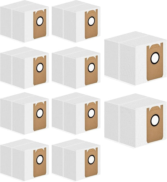 10 Pack Dust Bag Compatible with iHome AutoVac Nova S1 Pro Robot Vacuum Cleaner Accessories iHRVS1PRO-3BLK