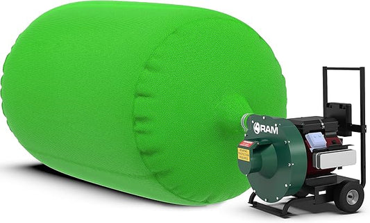 (1) Insulation Vacuum Bag RAM Heavy Duty ECO+ Bags 7 FT X 4 FT Holds 88 CF / 400 LBS Low DUST 2.4 Fabric Strength - 1 Bag . Largest and Toughest Green Bag on The Market.