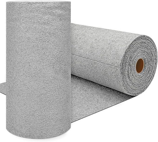 75 Pack Microfiber Cleaning Cloth Roll,Reusable Washable Ultra Tear Away Microfiber Towels,Absorbent Rags Drying Dishcloths for Car,Home,Garage or Shop Kitchen(Grey)